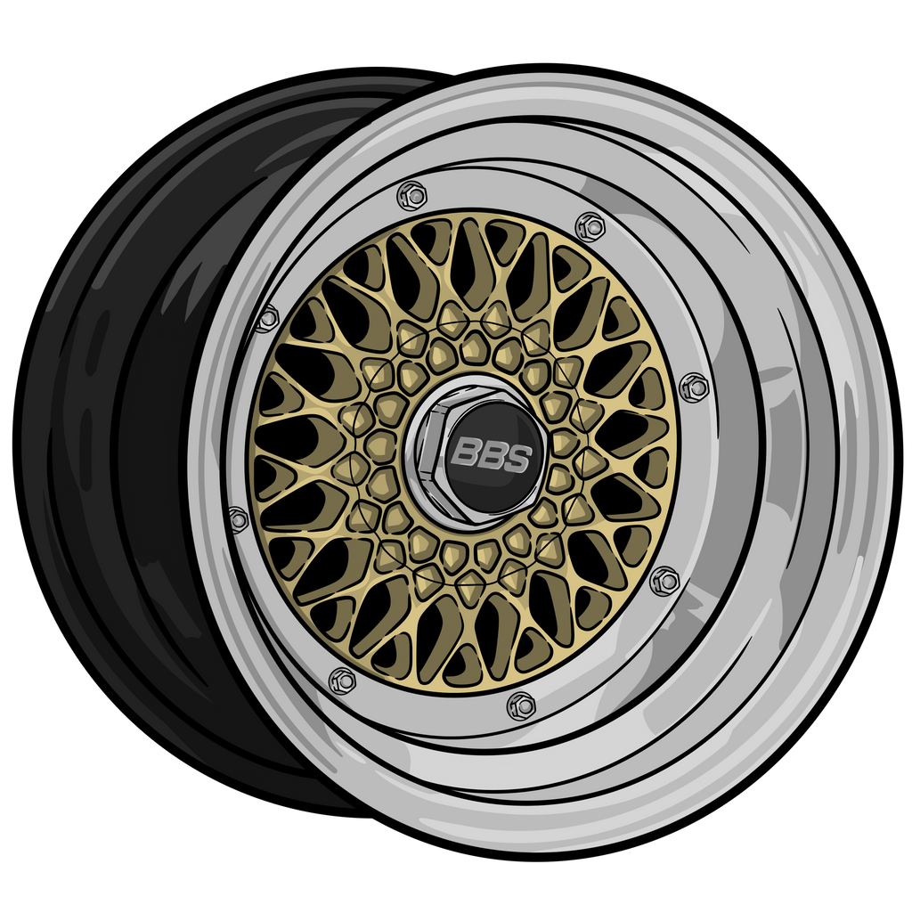 SMALL WHEEL DIECUT STICKER