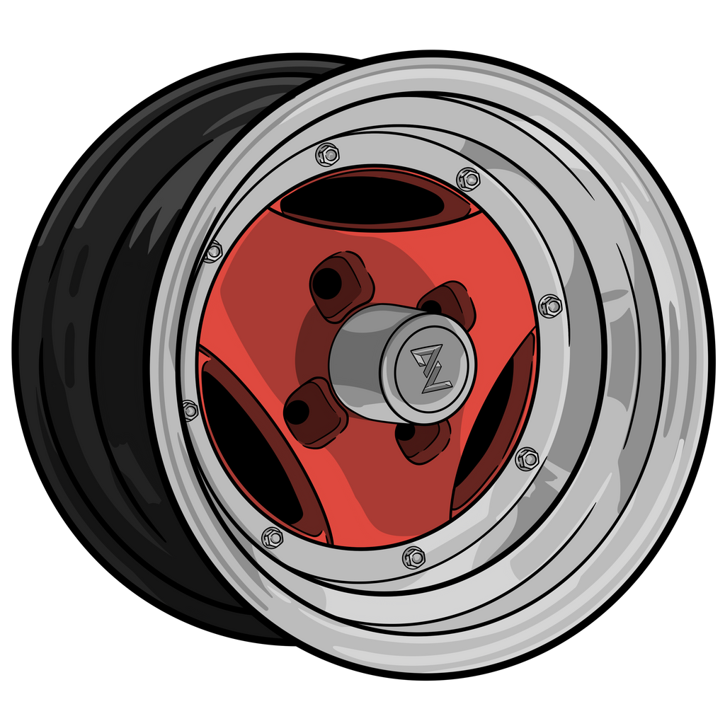 SMALL WHEEL DIECUT STICKER