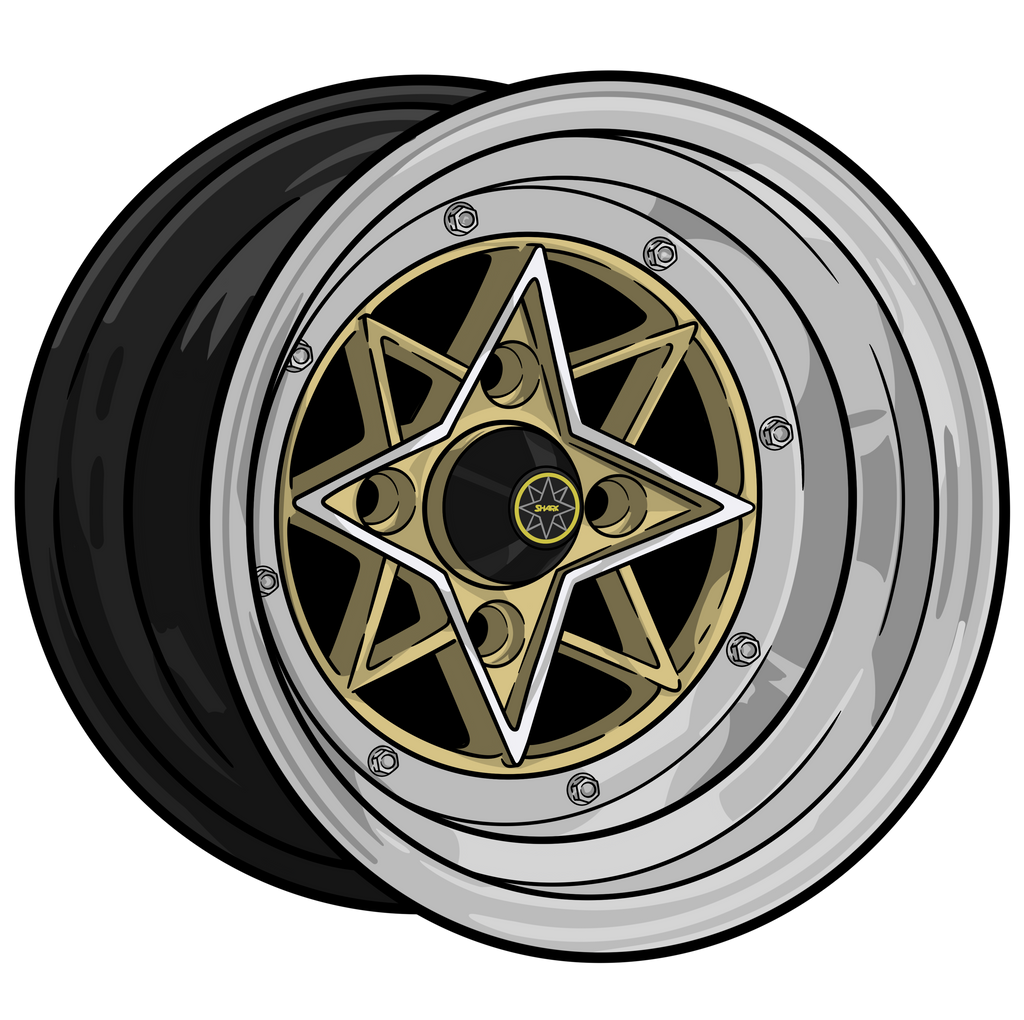 SMALL WHEEL DIECUT STICKER