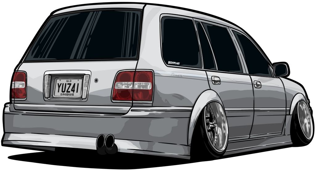 TOONED CAR STICKERS